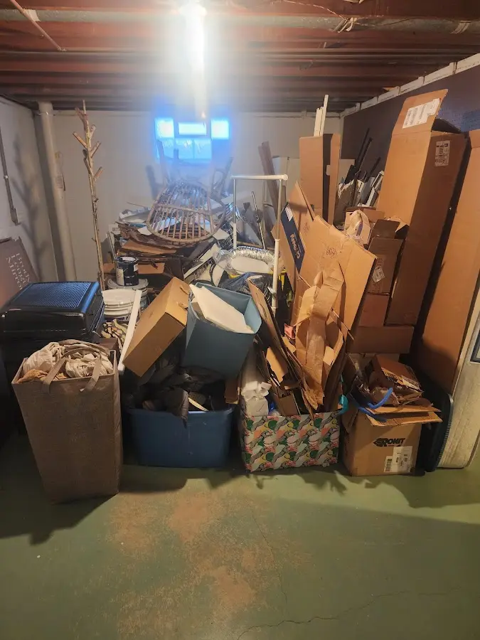 Roll-off dumpster container at job site for Yard Waste Dumpster Rental in Dos Palos